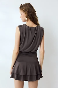 Minirobe à effet drapé