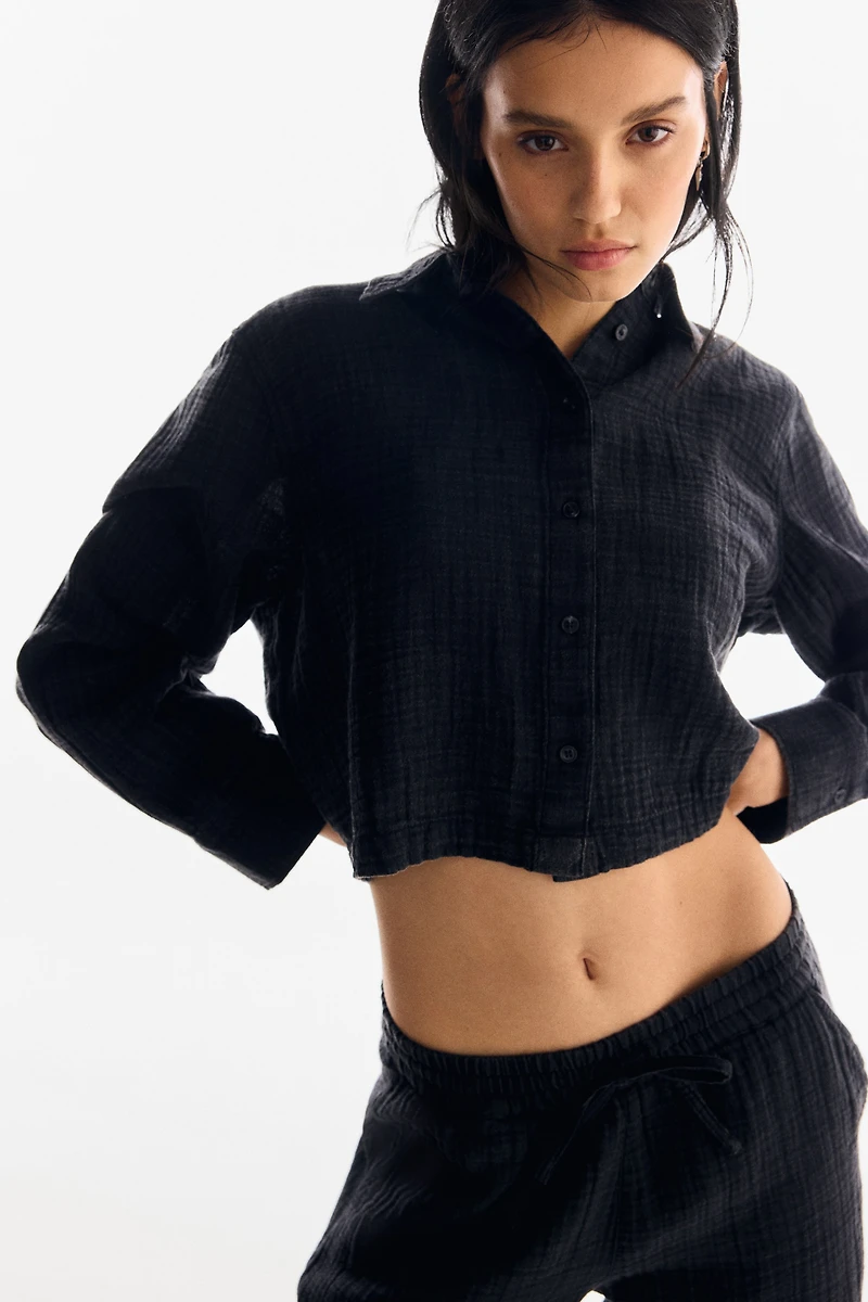 Chemise en mousseline de coton