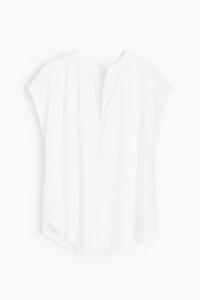 Cap-sleeved Blouse