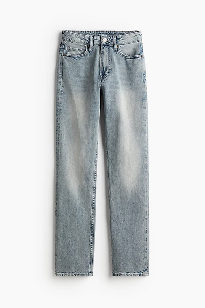 High Rise Slim Straight Leg Jeans