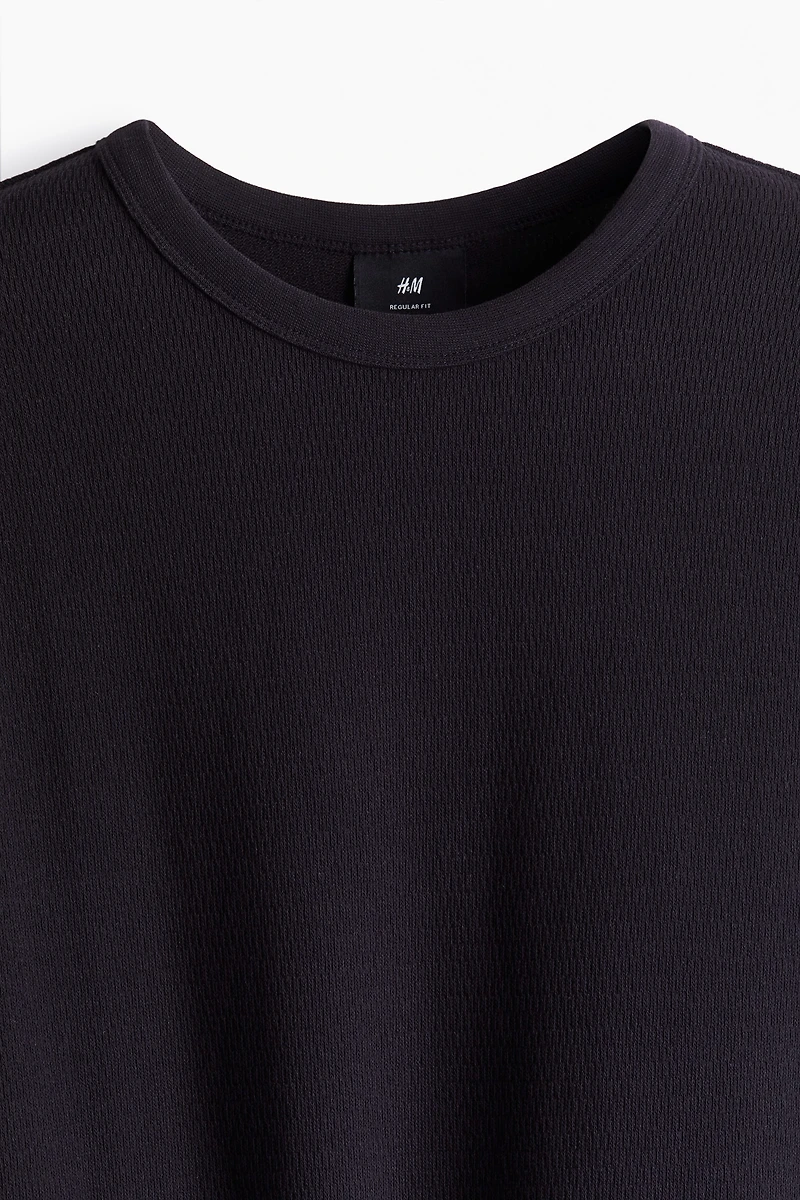 Regular Fit Waffled T-Shirt