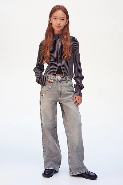 Baggy Fit Bootcut Leg Jeans