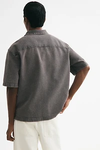 Relaxed-Fit Waffled Resort Shirt