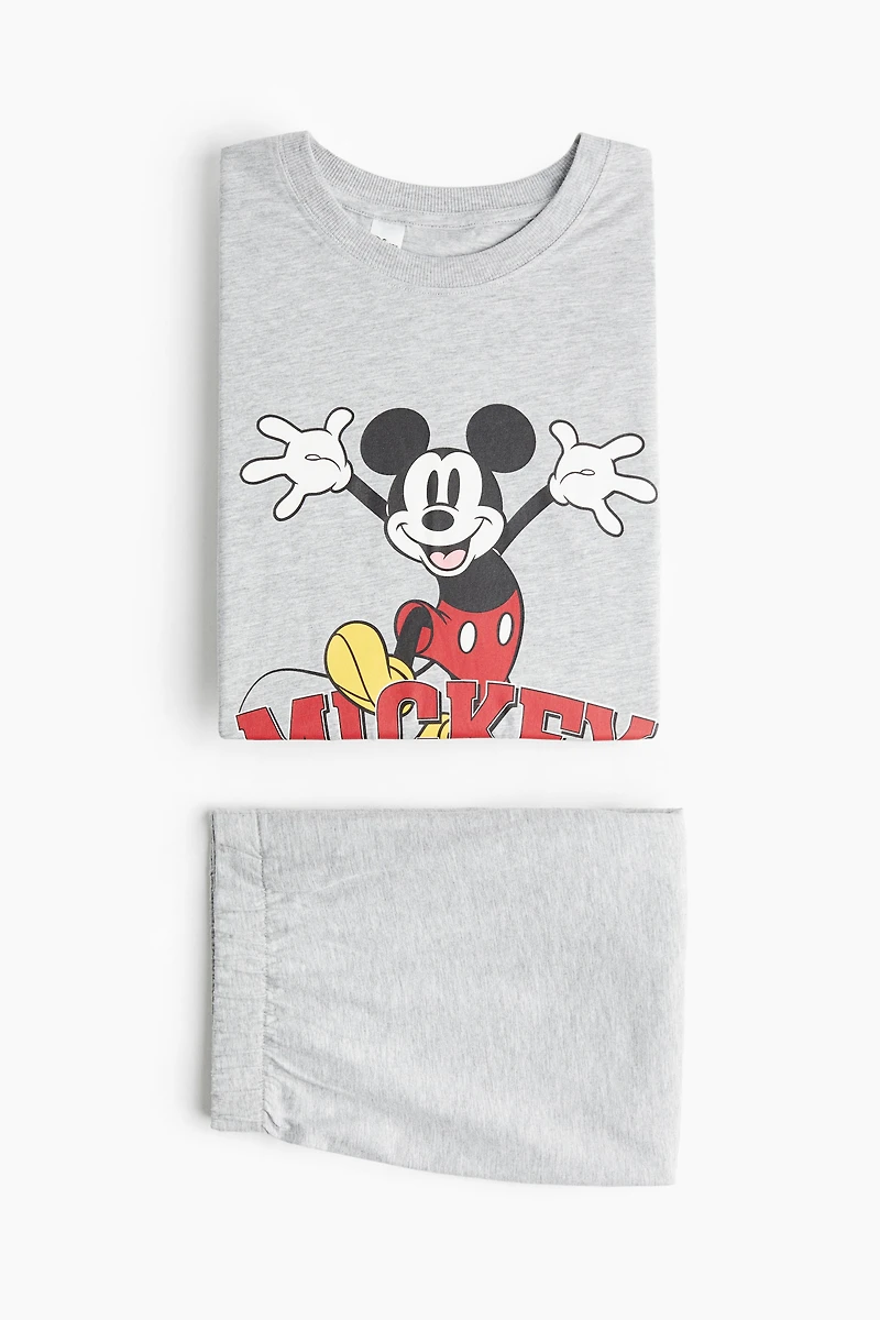 Printed Jersey Pajamas