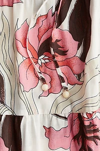 Robe longue en coton