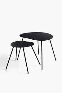 Ensemble de tables d'appoint en métal