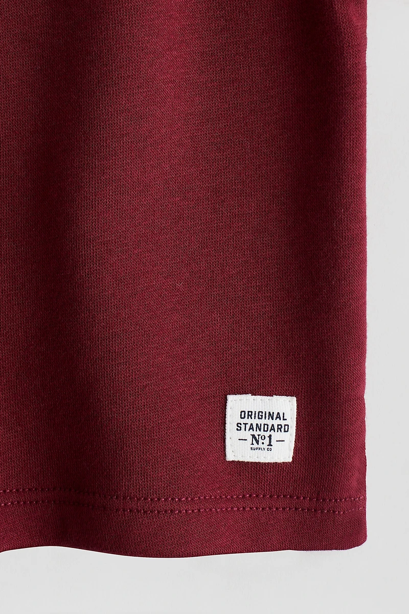 Chandail style polo en coton