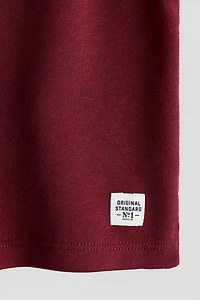 Chandail style polo en coton