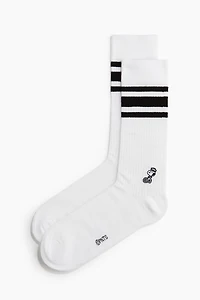 Chaussettes côtelées