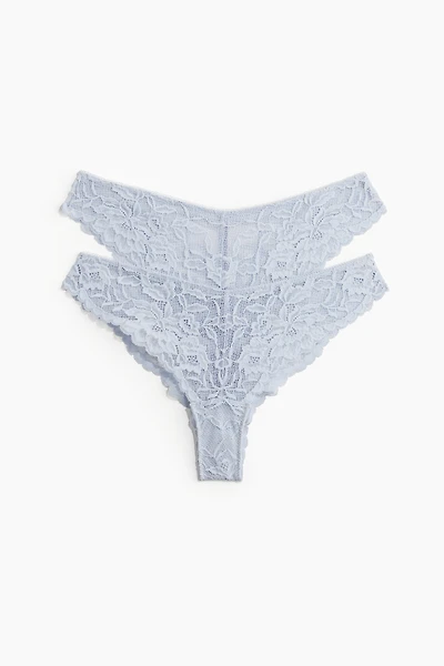 2-Pack Lace Brazilian Briefs