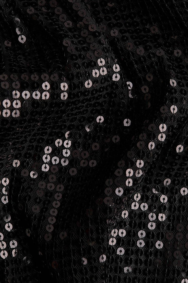 Oversized Sequined Top