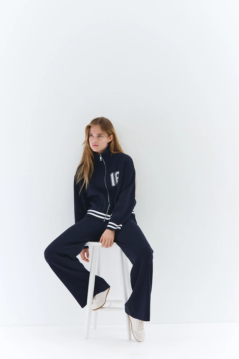 Cardigan with Zipper