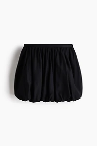 Bubble-Hem Mini Skirt
