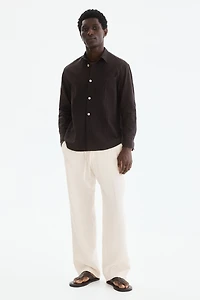 Relaxed-Fit Textured Pants