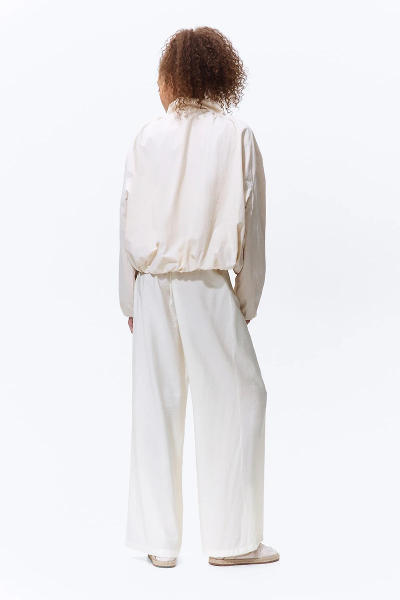 Viscose-Blend Pull-On Pants