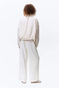 Viscose-Blend Pull-On Pants