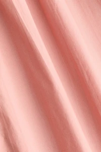 Cotton Dress with Tie-Top Shoulder Straps