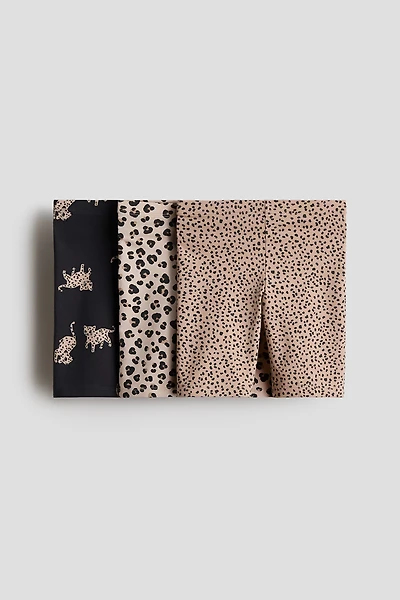 3-Pack Cotton Bike Shorts