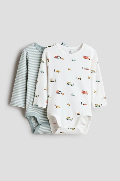 2-Pack Cotton Bodysuits