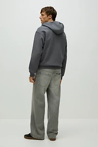 Loose Fit Hooded Jacket