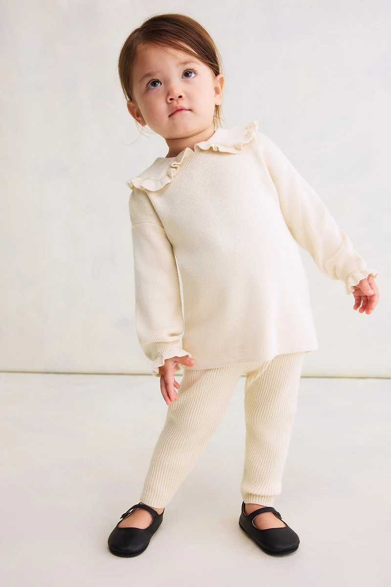 2-piece Rib-Knit Cotton Set