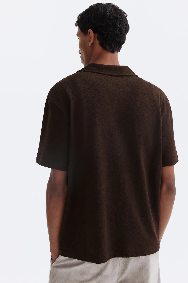 Chemise classique avec col cubain