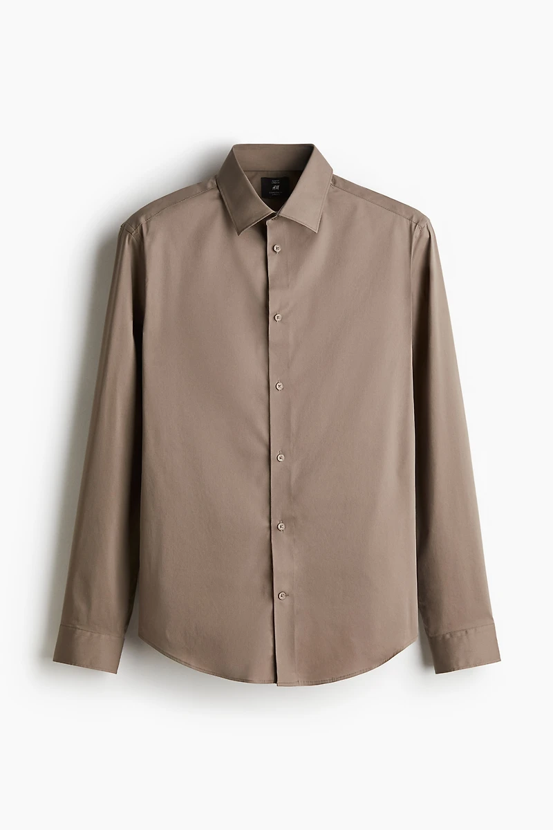 Chemise extensible près du corps
