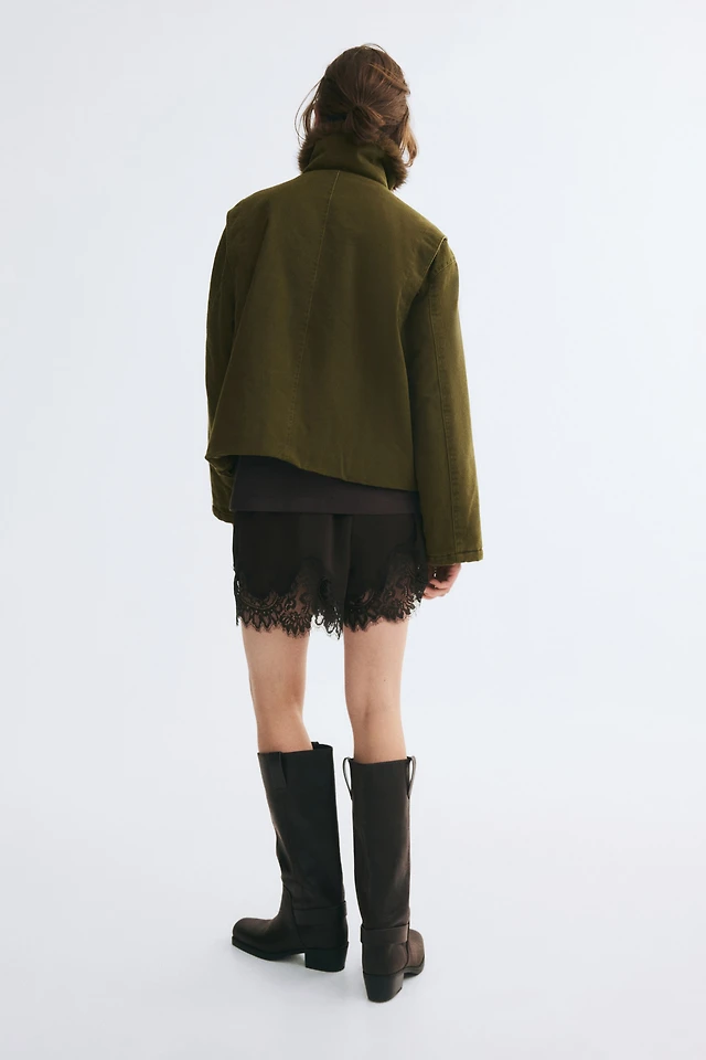 Oversized Twill Jacket