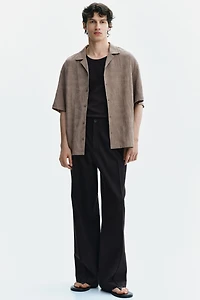 Chemise décontractée en jersey jacquard