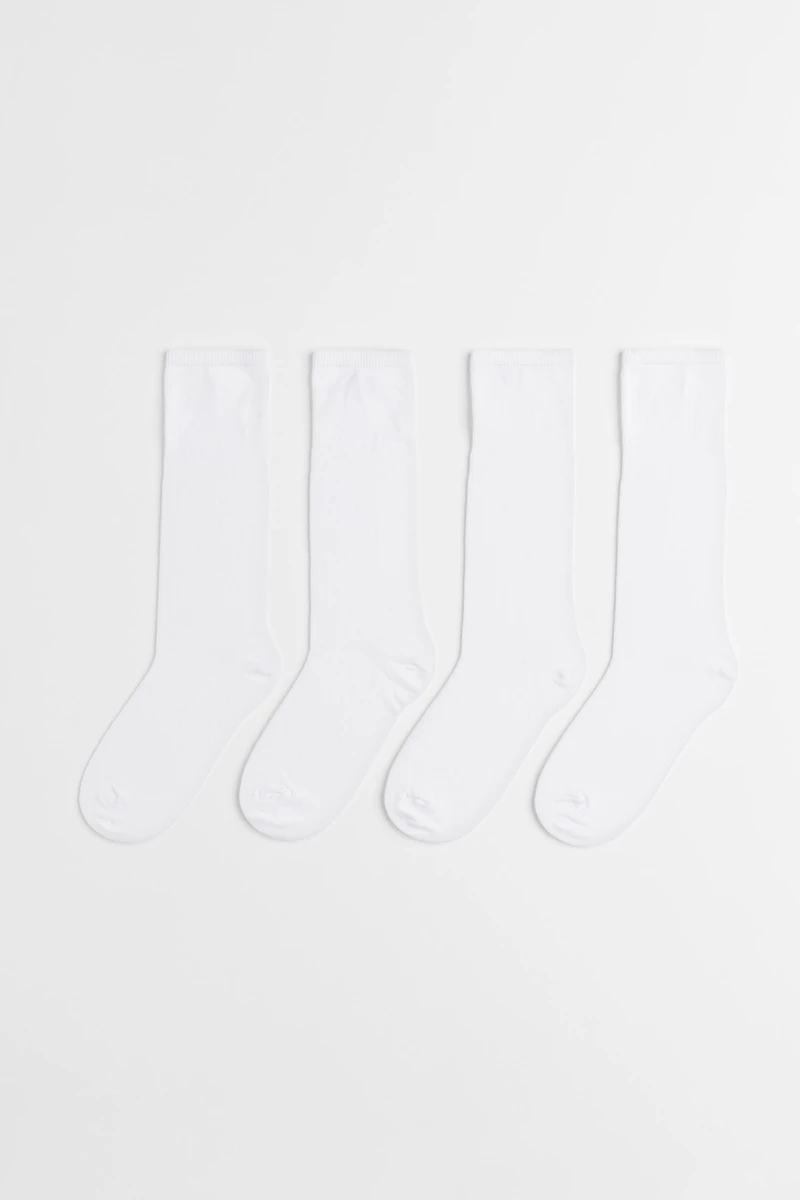 4-Pack Knee Socks