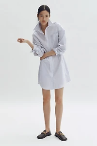 Cotton Poplin Shirt Dress