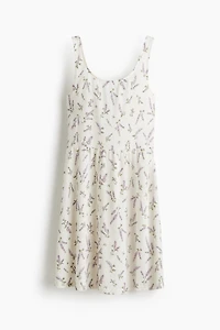 Crinkled Jersey Dress