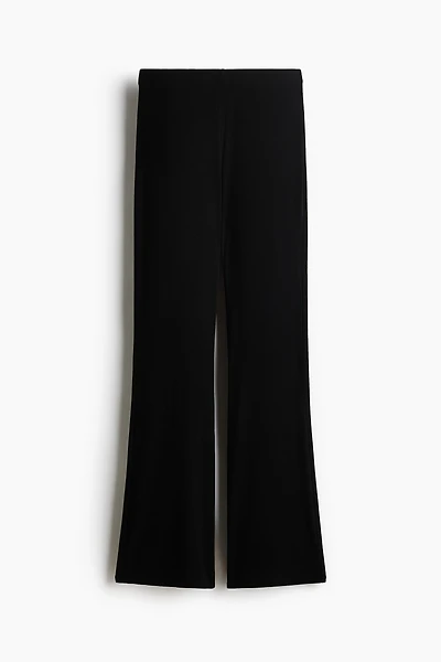 Flared Jersey Pants