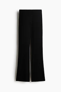 Flared Jersey Pants