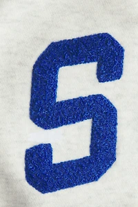 2-Piece Sweatshirt and Shorts Set with Motif