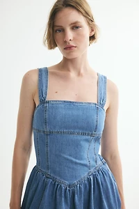 Dress with Flared Skirt