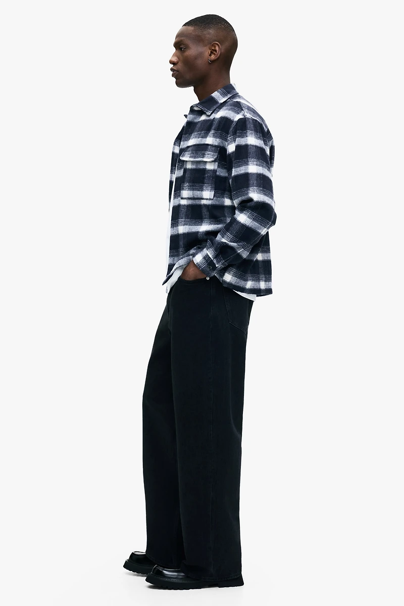 Regular-Fit Flannel Overshirt