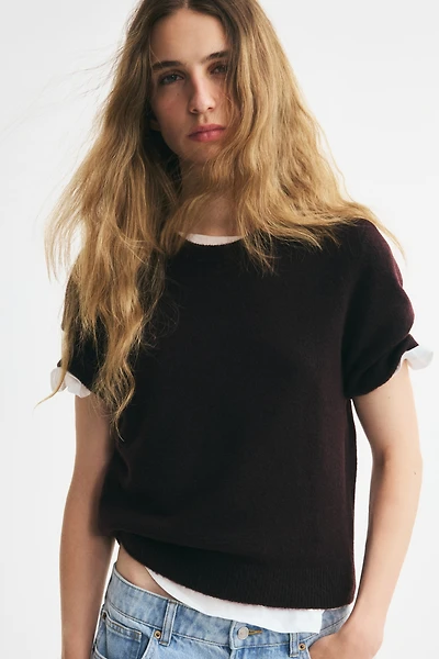 T-shirt en tricot