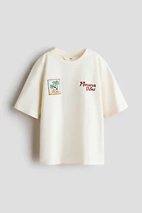 Loose-fit printed T-shirt