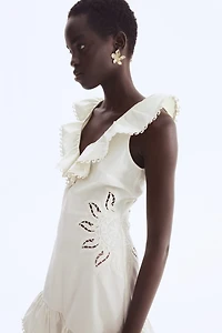 Eyelet-Embroidered Dress
