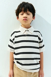 Cotton-Knit Polo Shirt