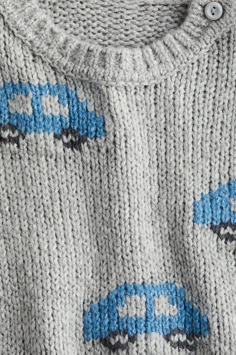 Chandail en tricot jacquard