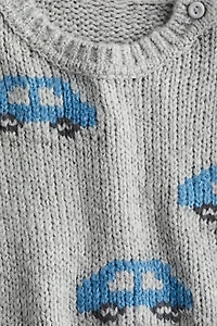 Chandail en tricot jacquard