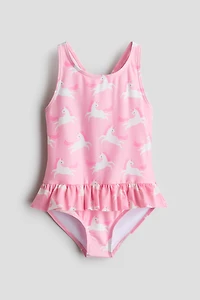 Ruffle-Trimmed Swimsuit