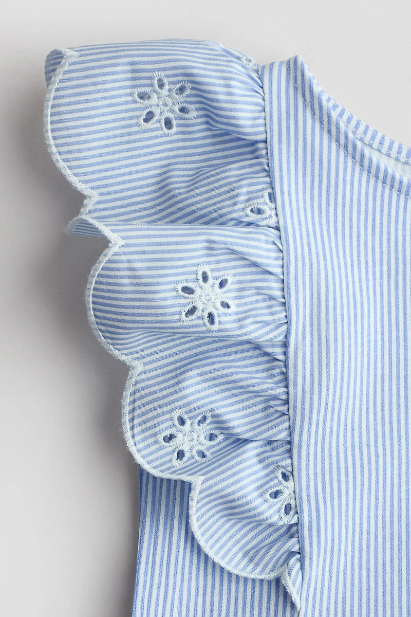 Robe à volants en coton