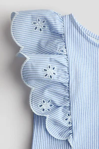 Robe à volants en coton