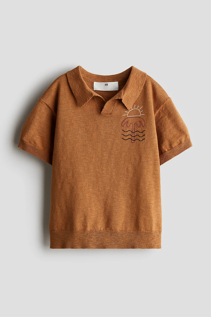 Knit Polo Shirt