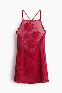 Robe de plage d’aspect crochet