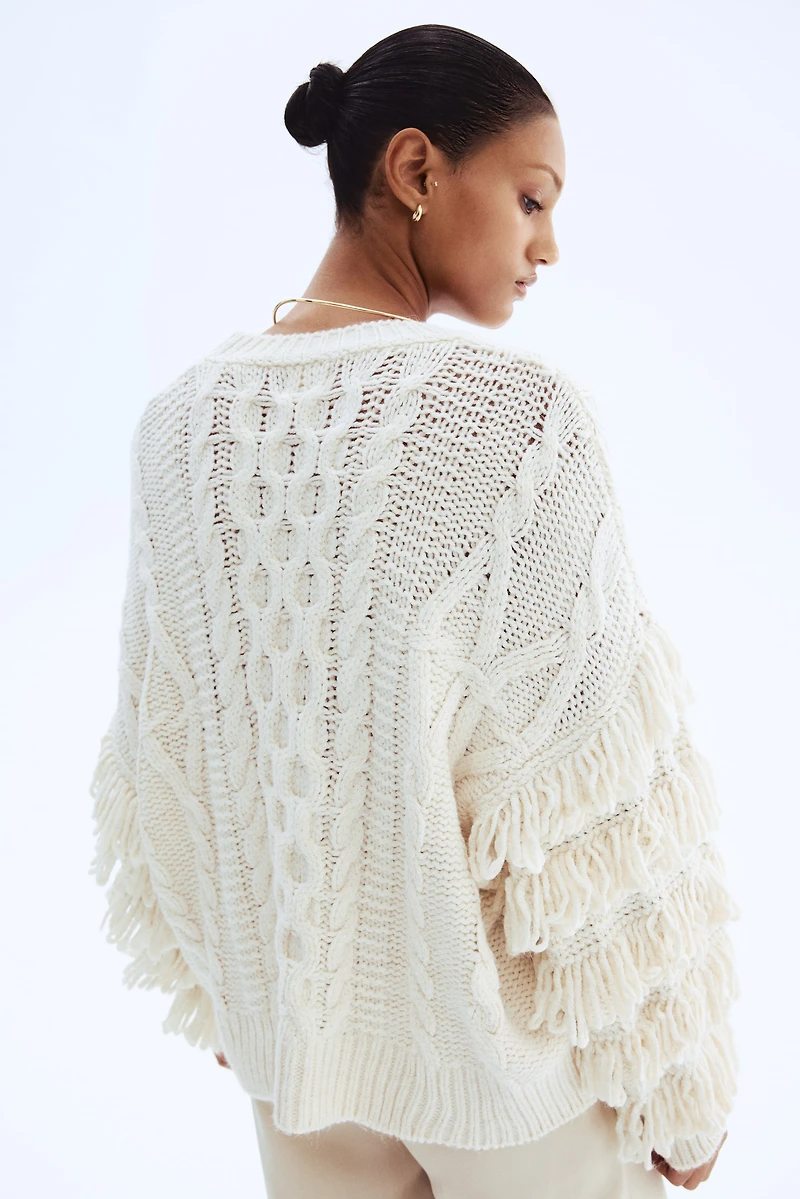 Sweater with Fringe