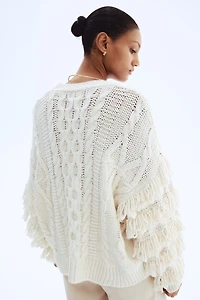Sweater with Fringe